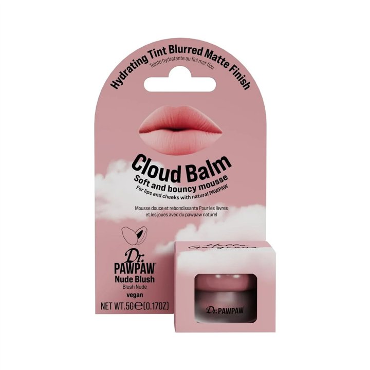 Dr. PawPaw, Cloud Balm, Matte & Hydrating, Cream Blush, Nude Blush, 5 g - Teknashop Ltd