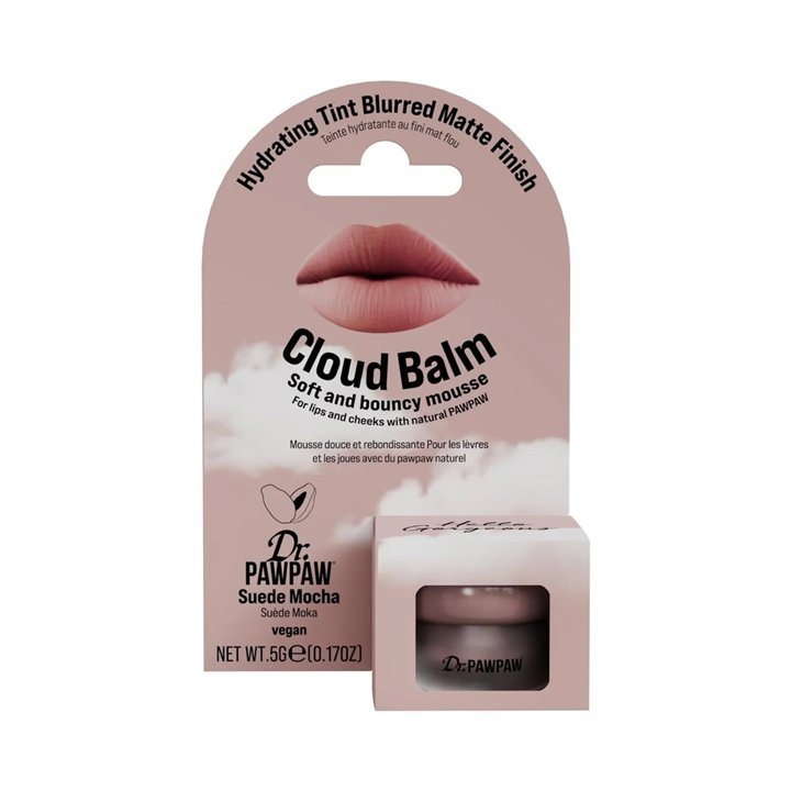 Dr. PawPaw, Cloud Balm, Matte & Smoothing, Cream Blush, Suede Mocha, 5 g - Teknashop Ltd