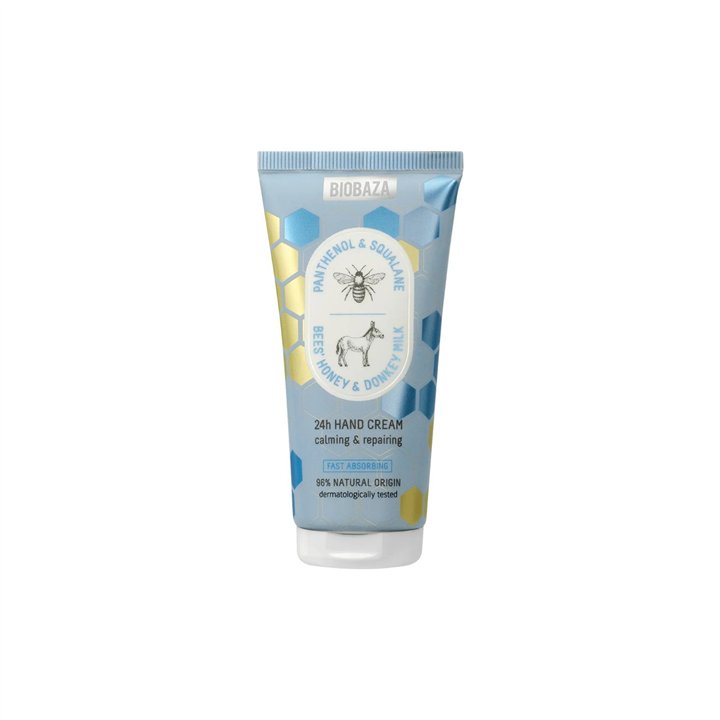 Biobaza, Bee's Honey & Donkey Milk, Repairing, Hand Cream, 50 ml - Teknashop Ltd