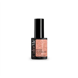 ColorMe Cosmetics, Rose Bubbles, Sheer, Semi-Permanent Nail Polish, Transparent, 10 ml - Teknashop Ltd
