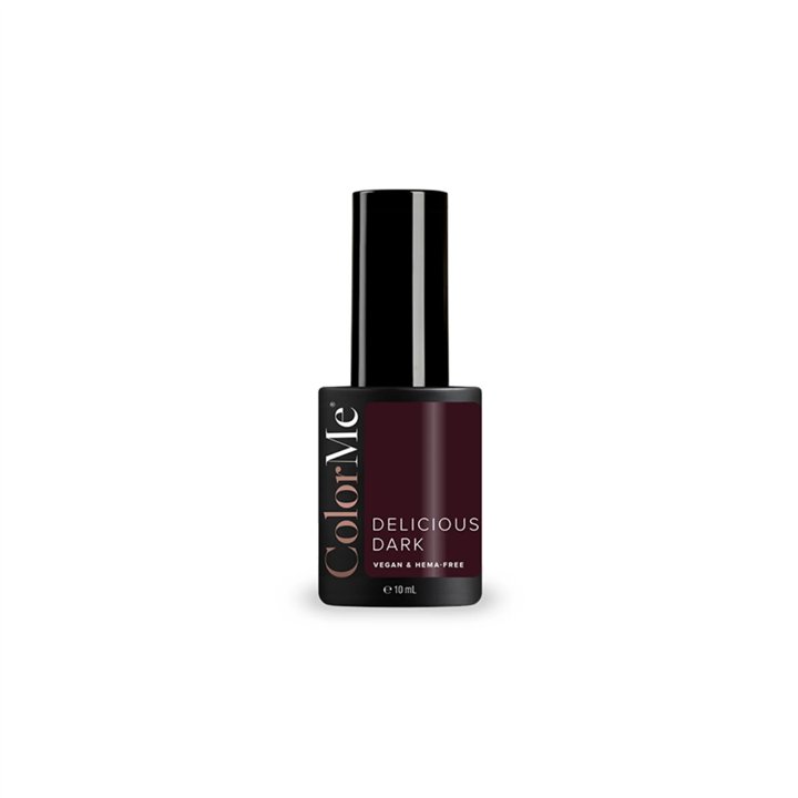 ColorMe Cosmetics, Delicious Dark, Gel, Semi-Permanent Nail Polish, 10 ml - Teknashop Ltd