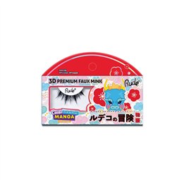 Rude Cosmetics, Chibi Manga Faux Mink - Whisker Whisper, False Eyelashes - Teknashop Ltd