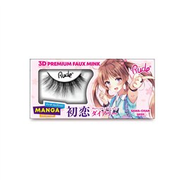 Rude Cosmetics, Chibi Manga Faux Mink - Sawa-Chan, False Eyelashes - Teknashop Ltd