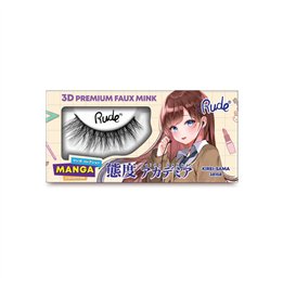 Rude Cosmetics, Chibi Manga Faux Mink - Kirei-Sama, False Eyelashes - Teknashop Ltd