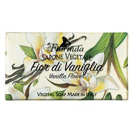 Florinda, Vanilla Flower, Vegan, Hydrating, Scented Soap Bar, Body, 100 g - Teknashop Ltd