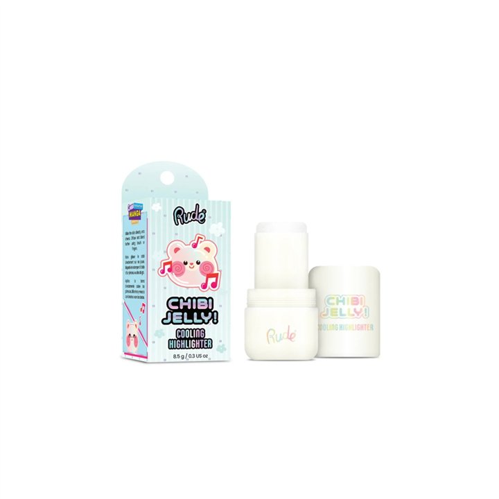 Rude Cosmetics, Chibi Jelly, Illuminating, Highlighter Stick, Yuki, 8.5 g - Teknashop Ltd