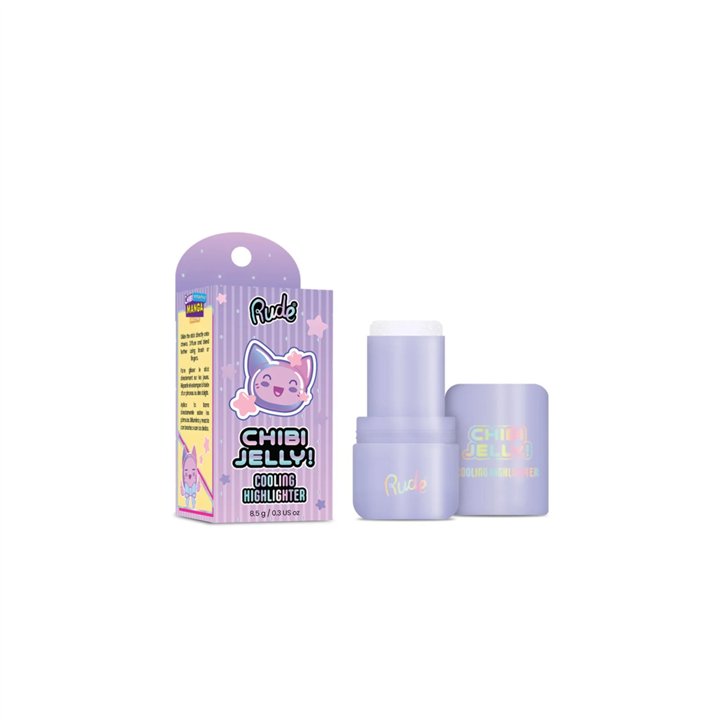Rude Cosmetics, Chibi Jelly, Illuminating, Highlighter Stick, Sora, 8.5 g - Teknashop Ltd