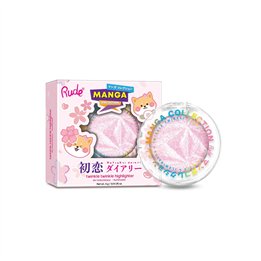 Rude Cosmetics, Twinkle Twinkle, Illuminating, Highlighter Palette, Sawa-Chan's Heart, 4 g - Teknashop Ltd
