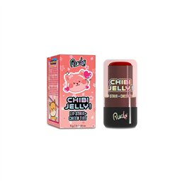 Rude Cosmetics, Chibi Jelly, Lip & Cheek Balm 2-In-1, Momo, 5 g - Teknashop Ltd
