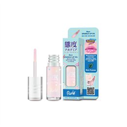 Rude Cosmetics, Mint Sparkle, Lip Oil, 4 ml - Teknashop Ltd