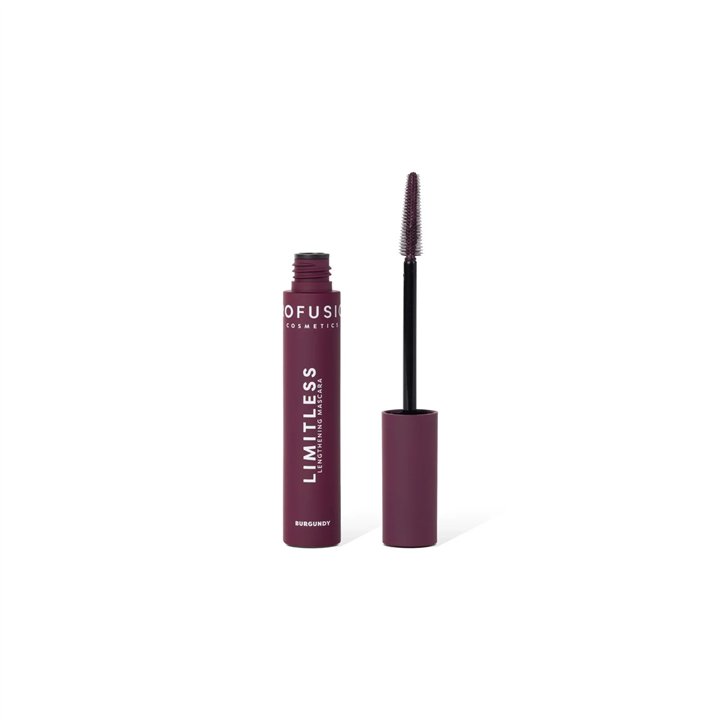Profusion Cosmetics, Limitless, Lengthening & Volumizing, Mascara, Burgundy, 9 ml - Teknashop Ltd