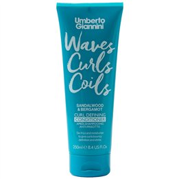 Umberto Giannini, Waves Curls Coils, Hair Conditioner, Hydrating & Defrizzing & Detangling, 250 ml - Teknashop Ltd