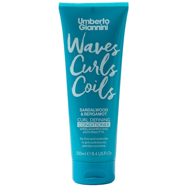 Umberto Giannini, Waves Curls Coils, Hair Conditioner, Hydrating & Defrizzing & Detangling, 250 ml - Teknashop Ltd