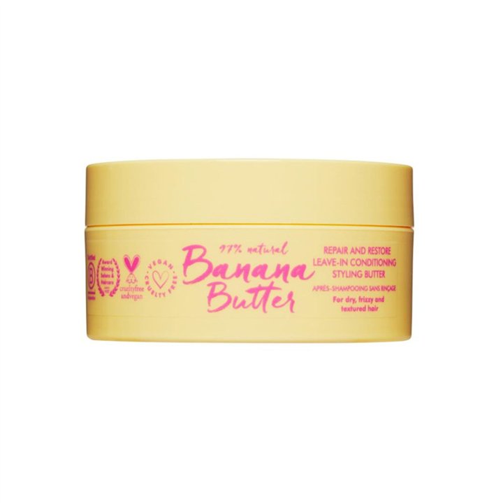 Umberto Giannini, Banana Butter, Hair Leave-In Conditioner, Repairing & Defrizzing, 200 ml - Teknashop Ltd