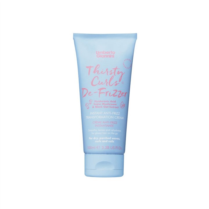 Umberto Giannini, Thirsty Curls, Hair Leave-In Cream Treatment, Hydrating & Anti-Frizz, 100 ml - Teknashop Ltd