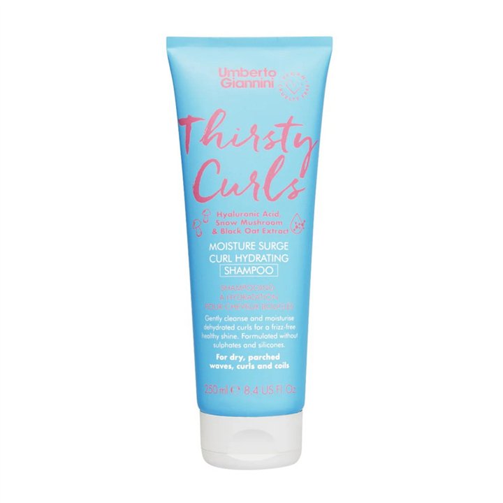 Umberto Giannini, Thirsty Curls, Hair Shampoo, Hydrating & Moisturising, 250 ml - Teknashop Ltd