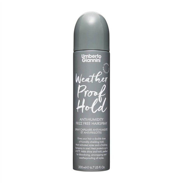 Umberto Giannini, Weather Proof Hold, Hair Spray, Frizz Control & Hold, Strong, 200 ml - Teknashop Ltd