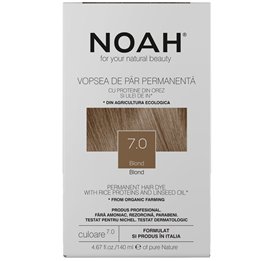 Noah, Permanent Hair Colour, Permanent Hair Dye, 7.0 Blond, 140 ml - Teknashop Ltd