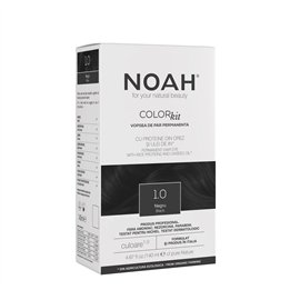 Noah, Permanent Hair Colour, Permanent Hair Dye, 1.0 Black, 140 ml - Teknashop Ltd