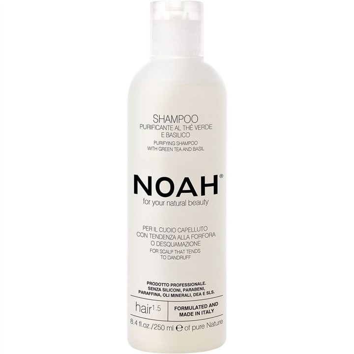 Noah, Natural, Tea Tree, Hair Shampoo, Purifying & Anti-Dandruff, 250 ml - Teknashop Ltd