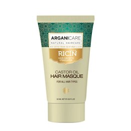 Arganicare, Castor Oil, Hair Treatment Cream Mask, For Growth Stimulation, 50 ml - Teknashop Ltd