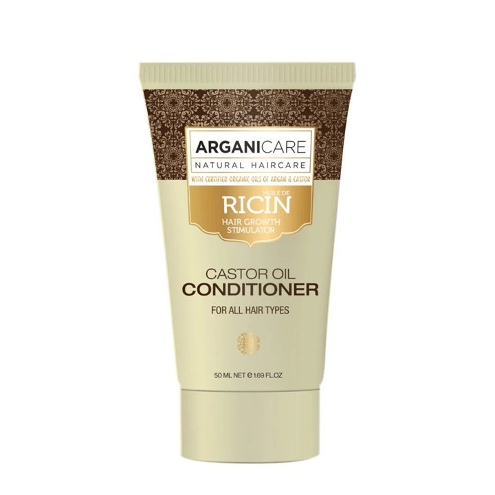 Arganicare, Castor Oil, Hair Conditioner, For Growth Stimulation, 50 ml - Teknashop Ltd