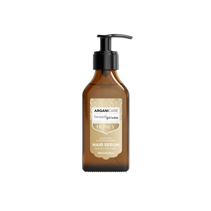 Arganicare, Honey, Hair Serum, Hydrating & Strengthening, 100 ml - Teknashop Ltd