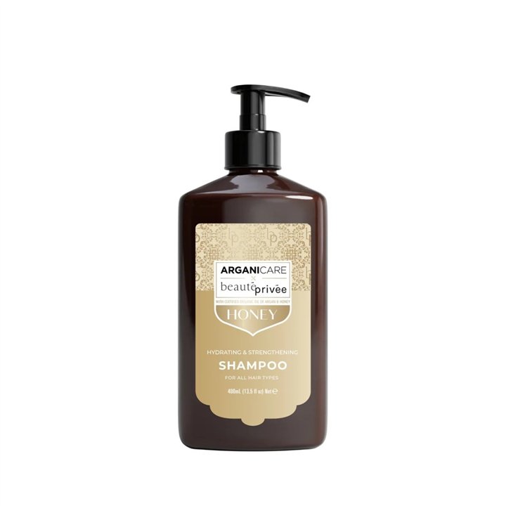 Arganicare, Honey, Hair Shampoo, Hydrating & Strengthening, 50 ml - Teknashop Ltd