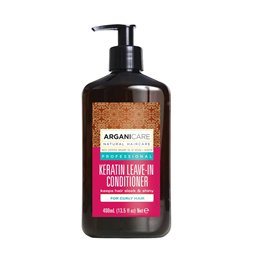 Arganicare, Keratin, Hair Leave-In Conditioner, Shiny, 400 ml - Teknashop Ltd