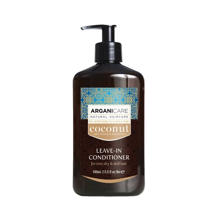 Arganicare, Coconut, Hair Leave-In Conditioner, Improves Elasticity, 400 ml - Teknashop Ltd