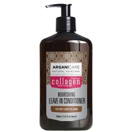 Arganicare, Collagen, Hair Leave-In Conditioner, Nourishing, 400 ml - Teknashop Ltd