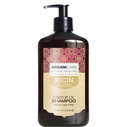 Arganicare, Ricin, Hair Shampoo, For Growth Stimulation, 400 ml - Teknashop Ltd