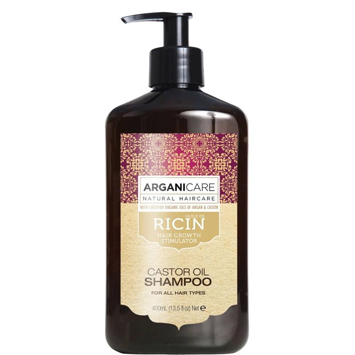 Arganicare, Ricin, Hair Shampoo, For Growth Stimulation, 400 ml - Teknashop Ltd