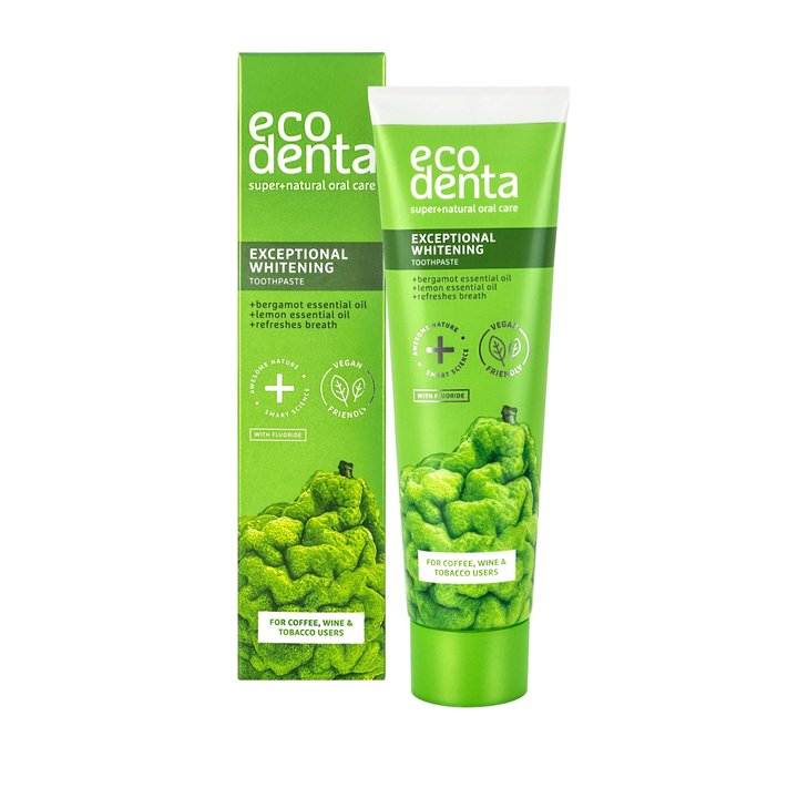 Ecodenta, Exceptional Whitening, Whitening & Freshening, Toothpaste, 100 ml - Teknashop Ltd