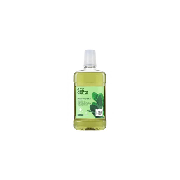 Ecodenta, Mouthwash, Mint, Protective & Antiplaque, 500 ml - Teknashop Ltd