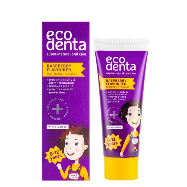 Ecodenta, Raspberry, Whitening & Tartar Control, Toothpaste, 75 ml - Teknashop Ltd