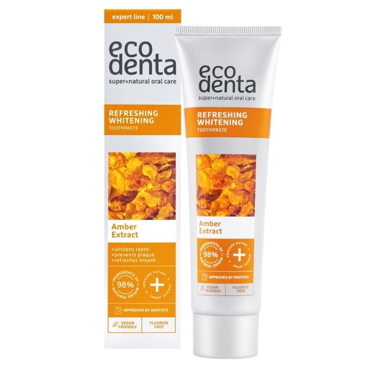 Ecodenta, Refreshing Whitening, Whitening, Toothpaste, 100 ml - Teknashop Ltd
