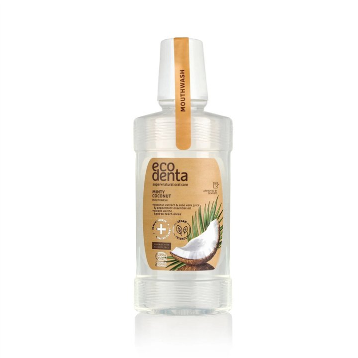Ecodenta, Mouthwash, Coconut & Mint, Fresh Breath, 500 ml - Teknashop Ltd