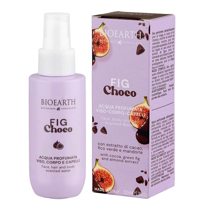 Bioearth, Fig Choco, Refreshing, Mist Spray, For Body, Face & Hair, 100 ml - Teknashop Ltd