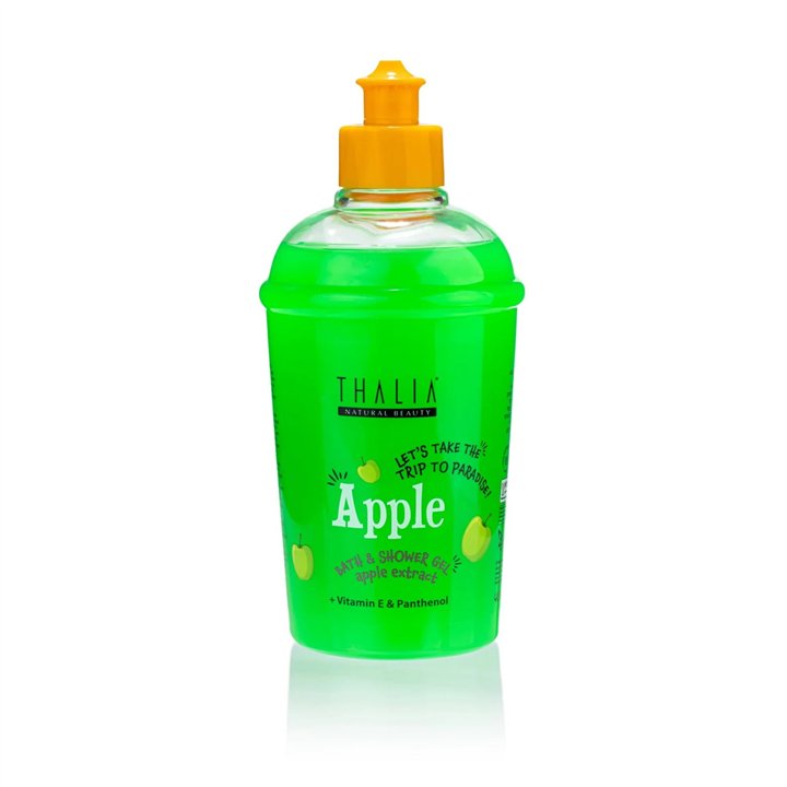 Thalia Natural Beauty, Apple, Hydrating & Calming, Shower Gel, For All Skin Types, 400 ml - Teknashop Ltd