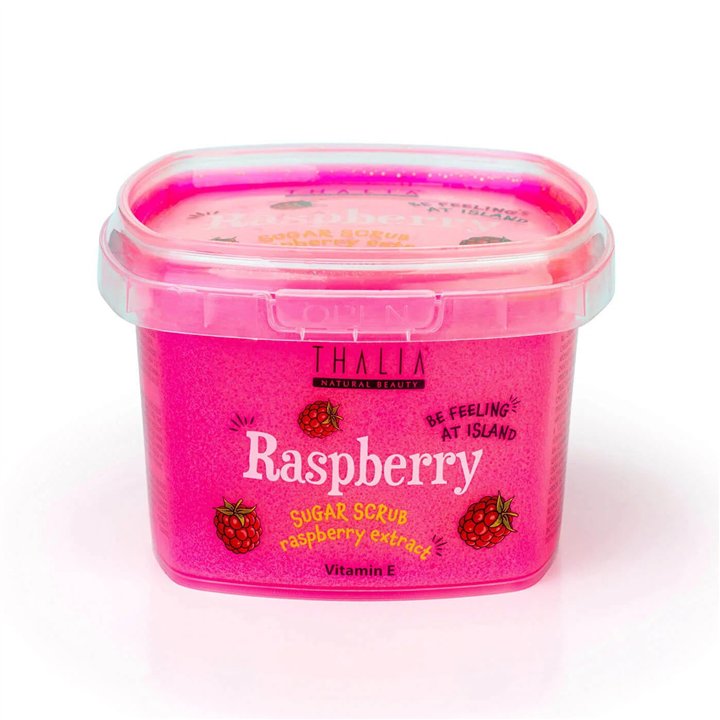 Thalia Natural Beauty, Raspberry, Smoothing, Body Scrub, 300 ml - Teknashop Ltd