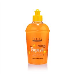 Thalia Natural Beauty, Papaya, Cleansing & Hydrating, Liquid Soap, For Body & Hands, 400 ml - Teknashop Ltd