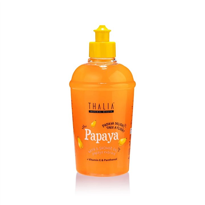 Thalia Natural Beauty, Papaya, Cleansing & Hydrating, Liquid Soap, For Body & Hands, 400 ml - Teknashop Ltd