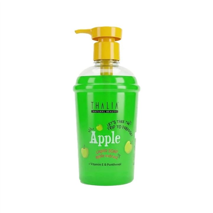 Thalia Natural Beauty, Apple, Cleansing & Hydrating, Liquid Soap, For Body & Hands, 400 ml - Teknashop Ltd