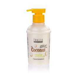 Thalia Natural Beauty, Coconut, Hydrating & Refreshing, Daily, Body Lotion, For Hands & Body, 250 ml - Teknashop Ltd