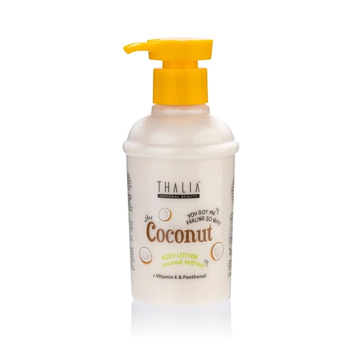 Thalia Natural Beauty, Coconut, Hydrating & Refreshing, Daily, Body Lotion, For Hands & Body, 250 ml - Teknashop Ltd