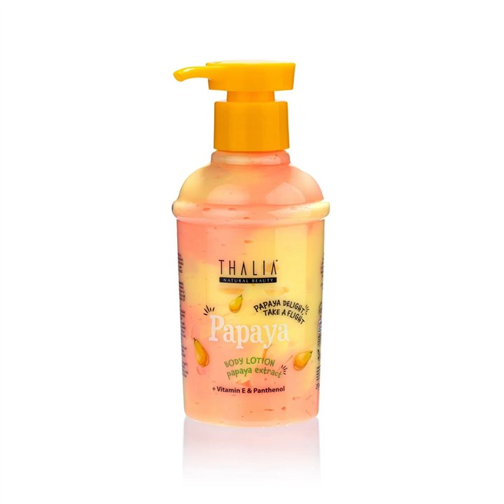 Thalia Natural Beauty, Papaya, Hydrating & Refreshing, Daily, Body Lotion, For Hands & Body, 250 ml - Teknashop Ltd