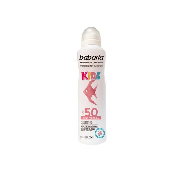 Babaria, Kids, Sunscreen Mist, SPF 50, 200 ml - Teknashop Ltd