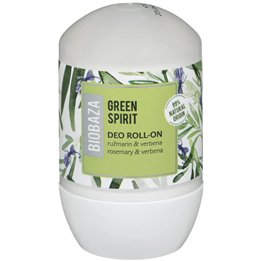 Biobaza, Green Spirit, Natural Ingredients, Refreshing, Green, Deodorant Roll-On, For Women, 50 ml - Teknashop Ltd