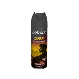 Babaria, Sunset, 48h Protection, Deodorant Spray, For Men, 200 ml - Teknashop Ltd